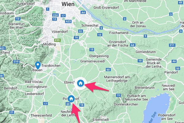 Regiower - die Häuser